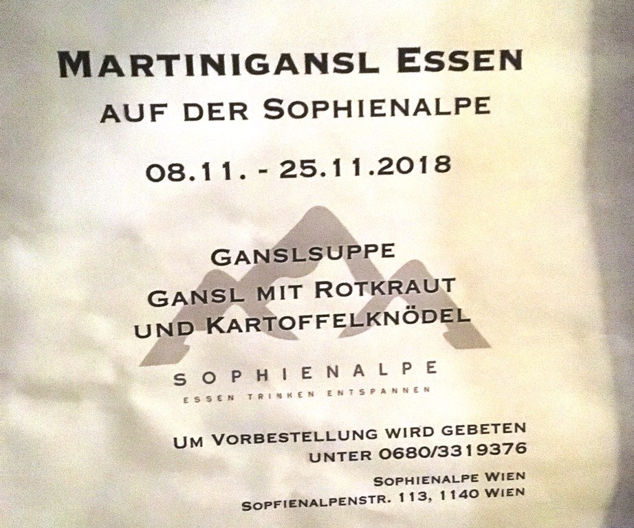 Sophienalpe - Martinigans'l auf der Sophienalpe - Sophienalpe - Wien