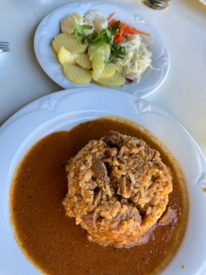 Reisefleisch mit Salat (Menü-Portion!) - Gasthaus Breinreich - Wittau