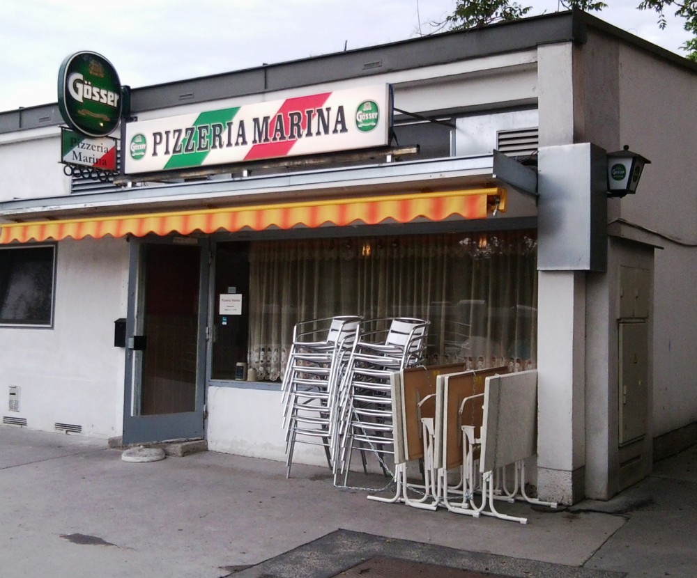 Pizzeria Marina Lokalaußenansicht - Pizzeria Marina - Wien