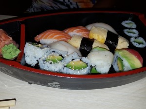 Sushi - Ladies Teller (Maguro gegen Tamago getauscht)