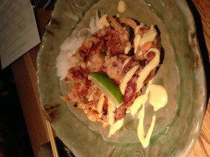 Softshell crab mit Chili Mayo - mochi - Wien