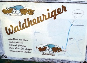 Woody&#039;s Waldheuriger - Hier geht&#039;s lang...