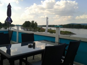 Restaurant Marina Kuchelau - Ausblick von der Terrasse