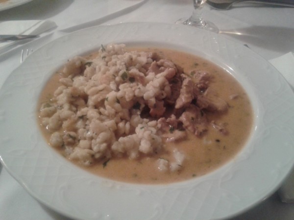 Schweinsfiletspitzen in Pfefferrahmsauce und Spätzle - Altsteirische Schmankerlstube - Graz