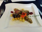 Im  Ganzen gebratenes Filet vom Wildschwein an getrüffelten Polentanockerl, ... - Restaurant Murnockerl - Gralla
