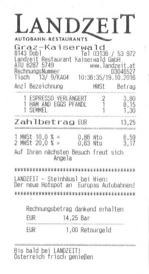 Landzeit Autobahn-Restaurant Graz-Kaiserwald