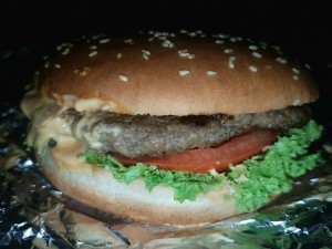 Hot Devil Burger schön scharf