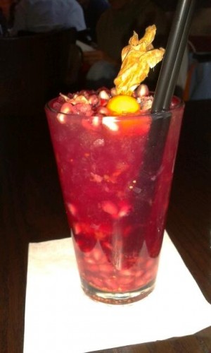 Crimson Crush, auf Basis Wodka und Granatapfel - Santos Mexican Grill & Bar Wieden - Wien