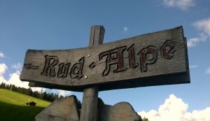 Hinauf kommt man die etwa 200 Höhenmeter nur zu Fuß, der Weg beginnt am Fuße ... - Rud Alpe - LECH am Arlberg