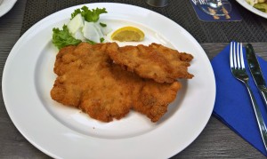 Fledermaus gebacken, sehr feine Sache mit top Panier - Schlosswirt - Bisamberg