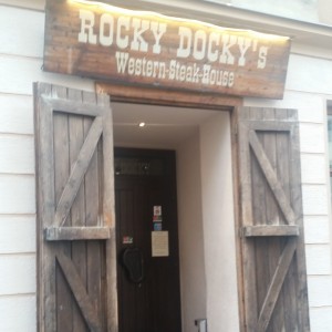 Eingang zum Lokal - Rocky Docky's Western-Steak-House - Wien