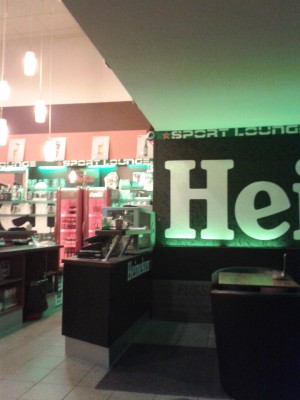 Heineken Sport Lounge - Untergeschoß