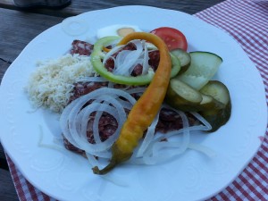 Hirschrohwurst, dünn aufgeschnitten