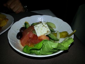 Bauern Salat zum Kreta Teller