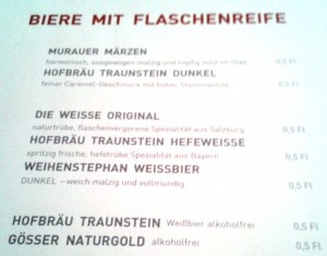 Meixner - Bierangebote - Meixner's Gastwirtschaft - Wien