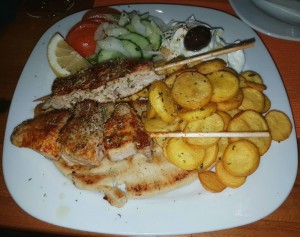 "Kleiner" Souvlaki Teller - Cafe Ouzeri Bistro Ellas - Wien