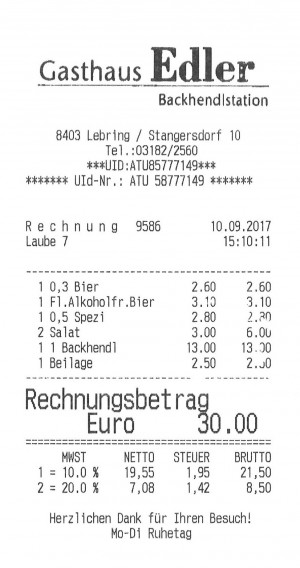 Rechnung