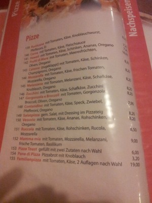 Die Pizze 2/2. - Roma - Wien