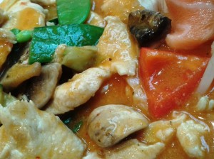 Asia-Restaurant WOW - Green Curry Chicken (€ 9,90 - Menü T4)