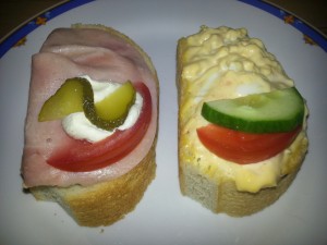 Brötchen - Schinken & Ei Salat - Duran Sandwiches - Vösendorf