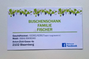 Buschenschank Familie Fischer - Bisamberg