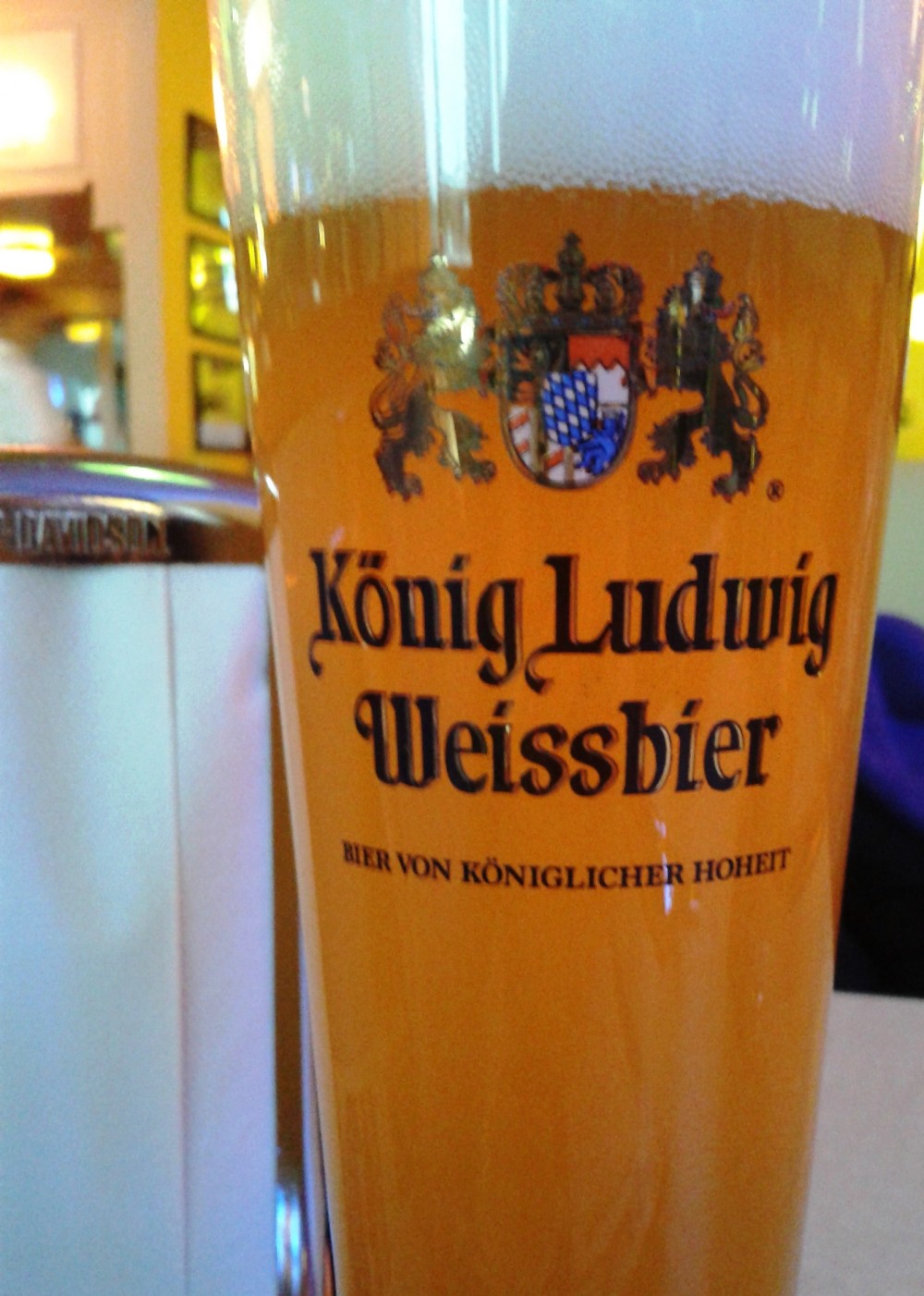 ClockTower - König Ludwig Hefe-Weissbier Alkoholfrei (EUR 3,90) - Clocktower American Bar & Grill - Wien-Süd - Brunn am Gebirge