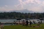 Einzigartiger Ausblick von der Terrasse - Brasserie am See - Velden