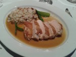 Gebratene Maishendlbrust mit Eierschwammerlrisotto - Loibnerhof - Dürnstein