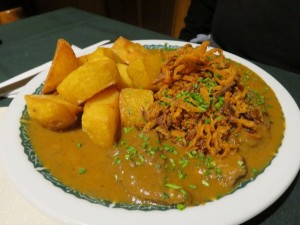 Zwiebelrostbraten - Gasthaus Haschka - Wien