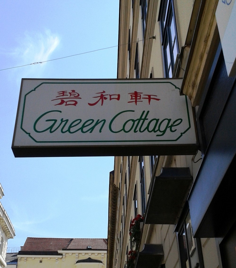 Green Cottage Lokalaußenreklame - Green Cottage - Wien