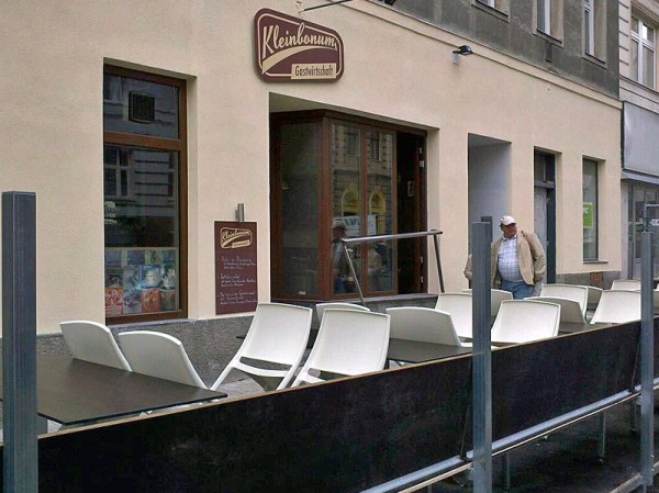 Neues Logo und ein neuer Gastgarten im Kleinbonum - Kleinbonum - Wien