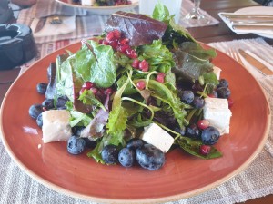 Sommersalat - Pflücksalate | Heidelbeeren | Granatapfelkerne | Kresse | Schafskäse