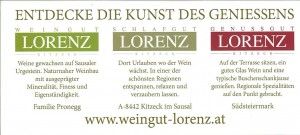 Weingut Buschenschank Lorenz - Kitzeck im Sausal