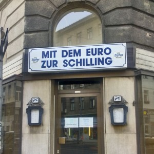 mit dem Euro zur Schilling - Wien