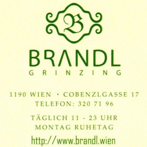 Heurigenrestaurant Brandl - Visitenkarte - Brandl - Wien