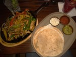 Fajitas con pollo