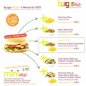 burger me - Flyer - Burgerme - Wien