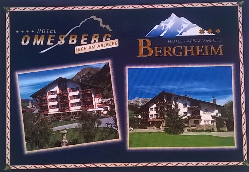 Mit dem Partnerbetrieb dem Bergheim..... - Restaurant Hotel Omesberg - Lech