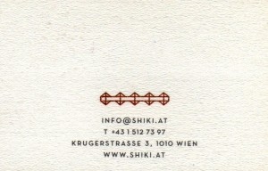 Shiki - Visitenkarte - Shiki - Wien