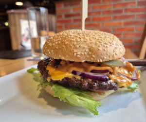 HAGINVELT BURGER €   9,20
150g saftiges Rindfleisch mit Tomaten,Salat, ... - Haginvelt - Hainfeld
