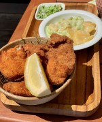 Backhenderl mit Erdäpfel-Gurkensalat, köstlich - Floh - LANGENLEBARN