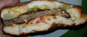 Cheeseburger Detail