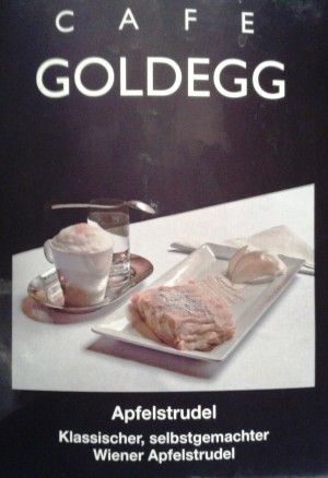Café Goldegg - Hausgemachter Apfelstrudel - Cafe Goldegg - Wien