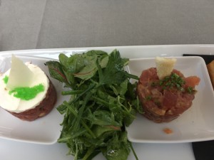 Tuna und Beef-Tartare