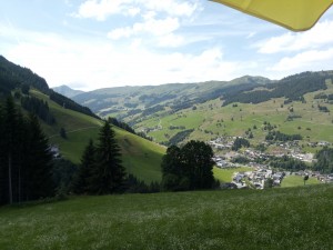 Ausblick ins Tal - Gerstreit Alm - Hinterglemm