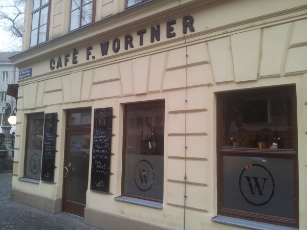 Das Äußere. - Café Wortner - Wien