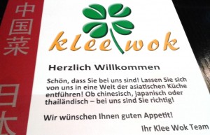 Klee Wok - Herzlich Willkommen - Asia Restaurant Klee Wok - Wien