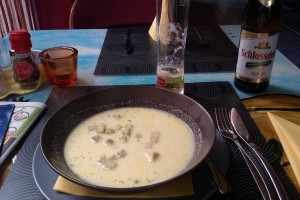 Maiscreme-Suppe - Restaurant La Vista / Salud Homeservice - Klagenfurt