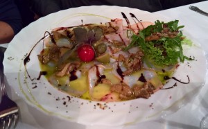 Schwertfischcarpaccio, grandios - Rudi's Beisl - Wien