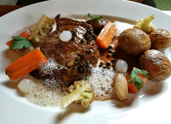 Rib Eye Steak - Mährische Botschaft im Retzer Weinschlössel - Retz